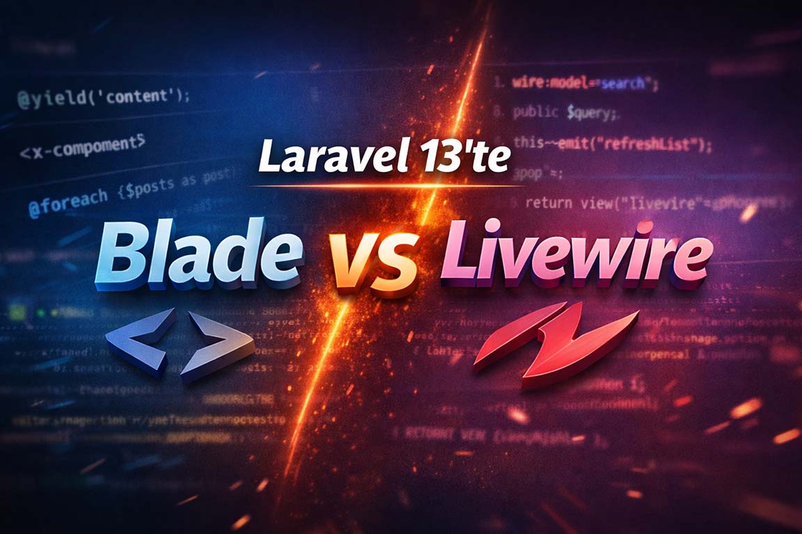 Blade mi Livewire mı? Laravel Projelerinde Doğru Seçim Nasıl Yapılır?